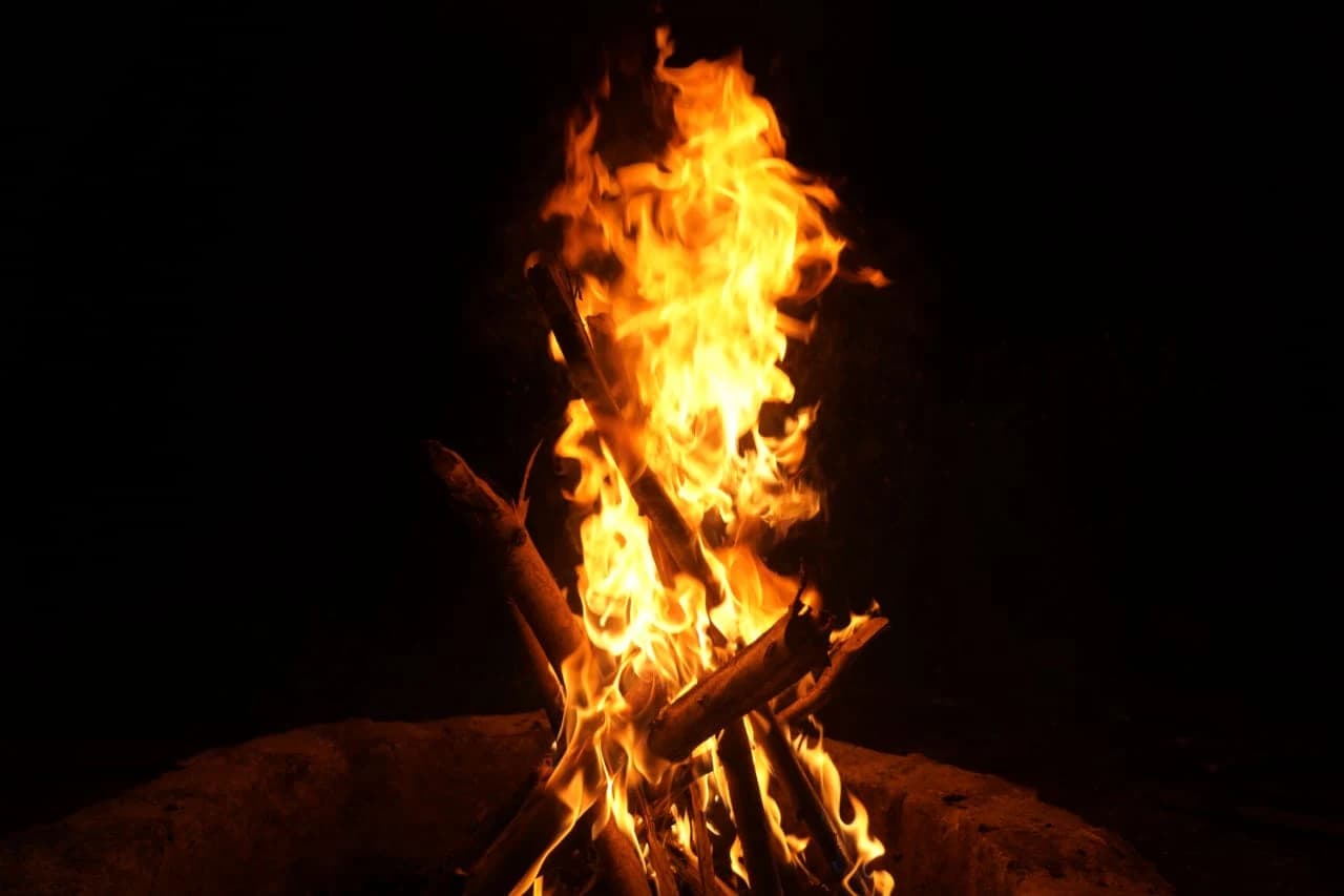 Camp fire