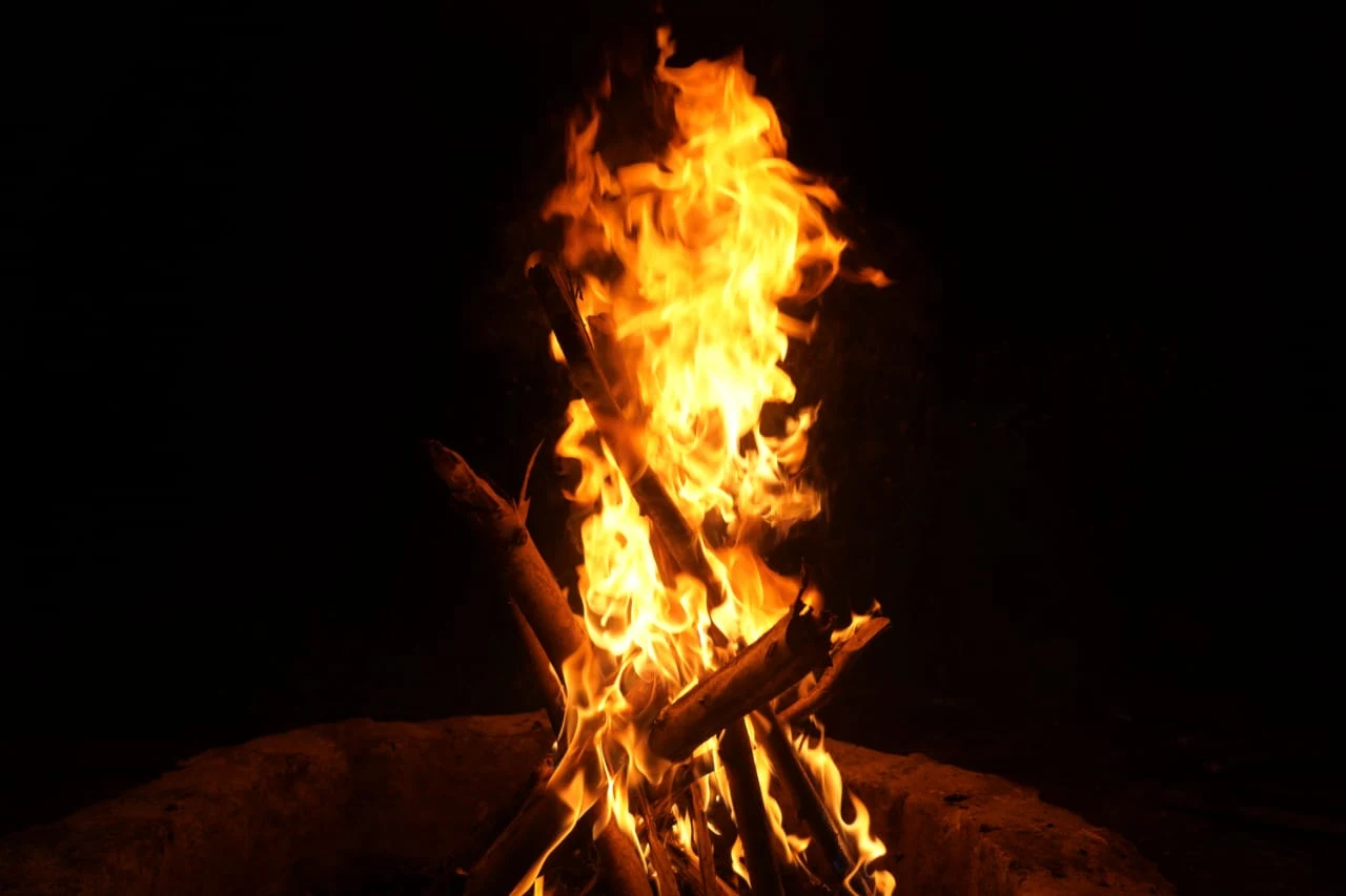 Camp fire